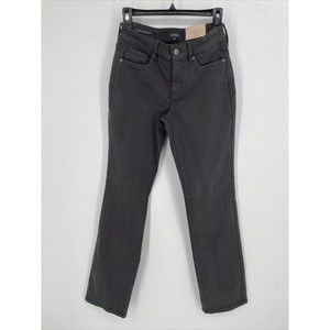 NYDJ Women's Size 4 Marilyn Straight Gray Denim Jeans Inseam 31", NWT